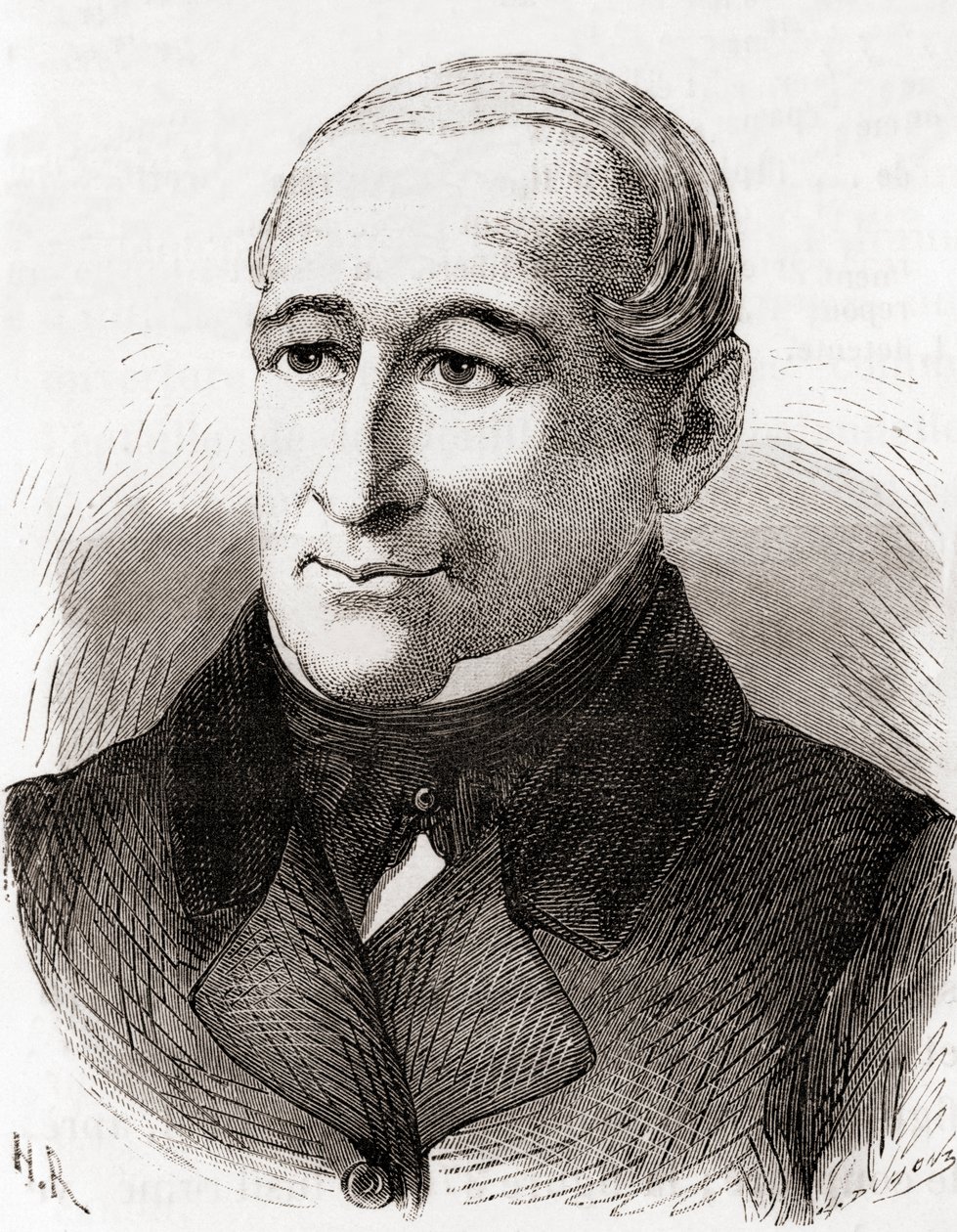 Johann Nicolaus von Dreyse, från Vetenskapens underverk, publicerad c.1870 (gravyr) av French School