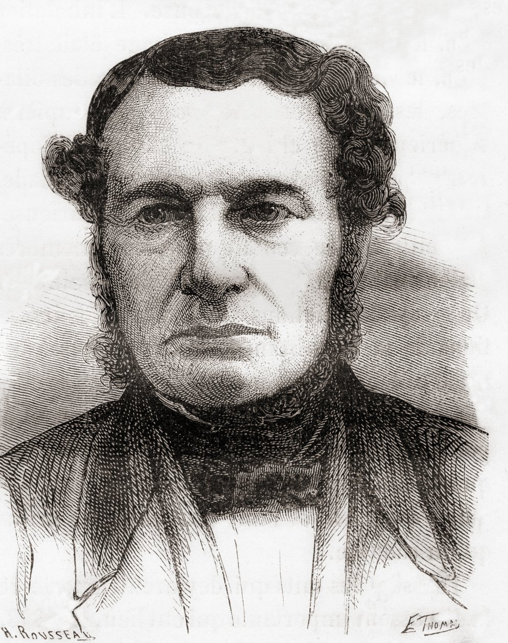 Joseph-François Malgaigne, ur "Les Merveilles de la Science", publicerad ca 1870 (litografi) av French School