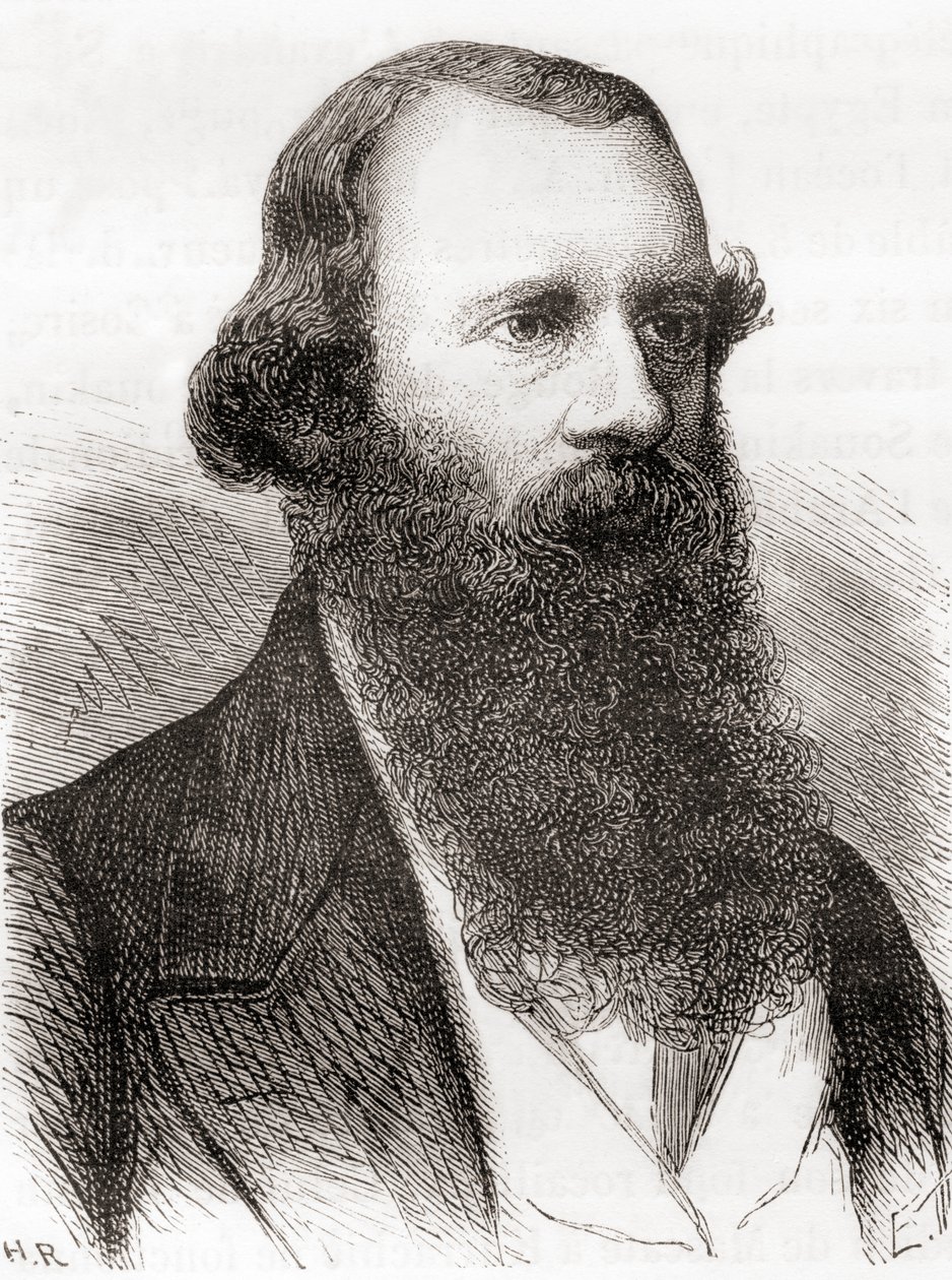 Josiah Latimer Clark, från Les Merveilles de la Science, publicerad ca 1870 (gravyr) av French School