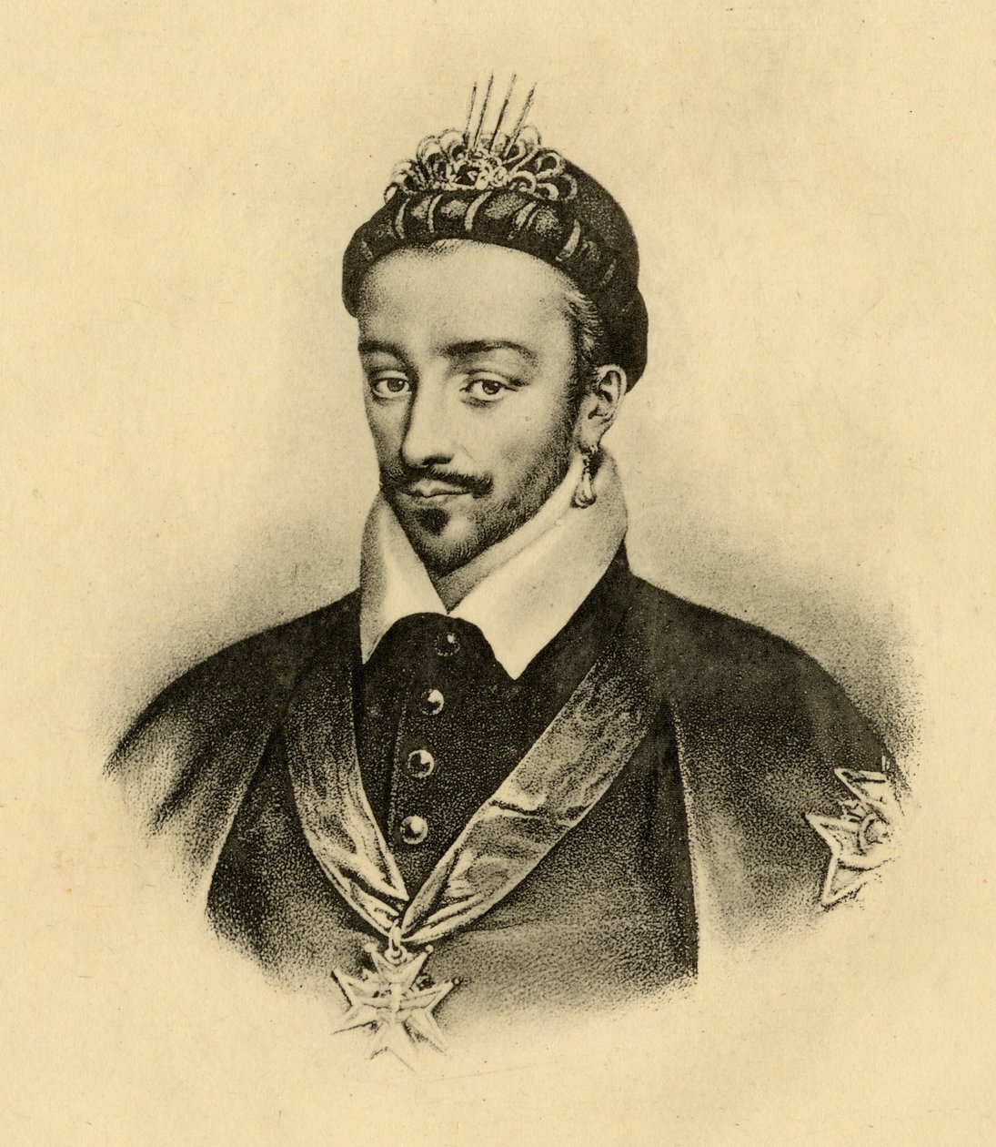 Kong Henrik III (1551-89) af Frankrig, sverige av French School