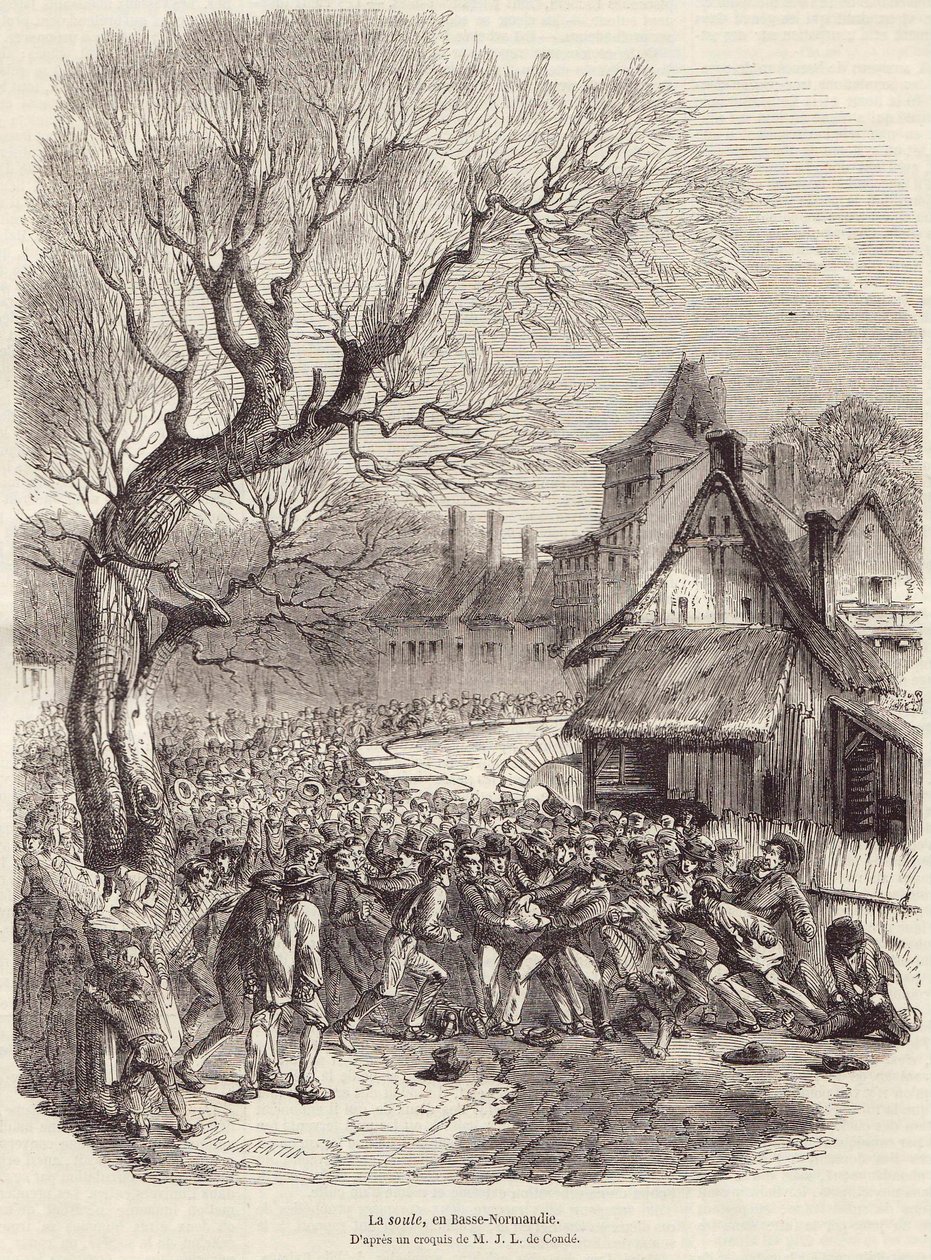 La Soule, Basse-Normandie, pub 28 februari 1852. av French School