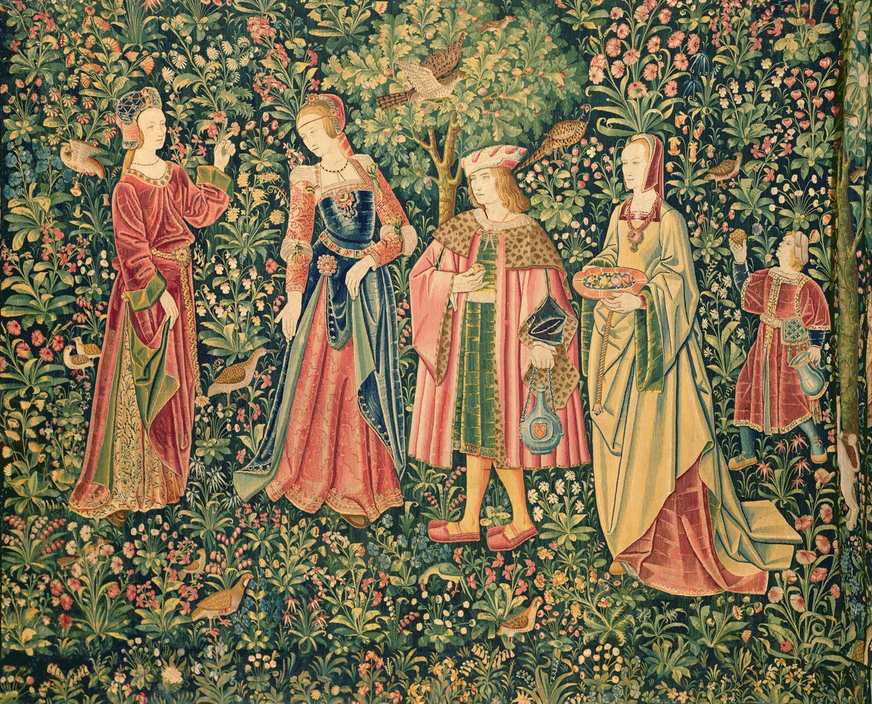 The Lordly Life: The Promenade, Loire Workshop, ca 1500 av French School