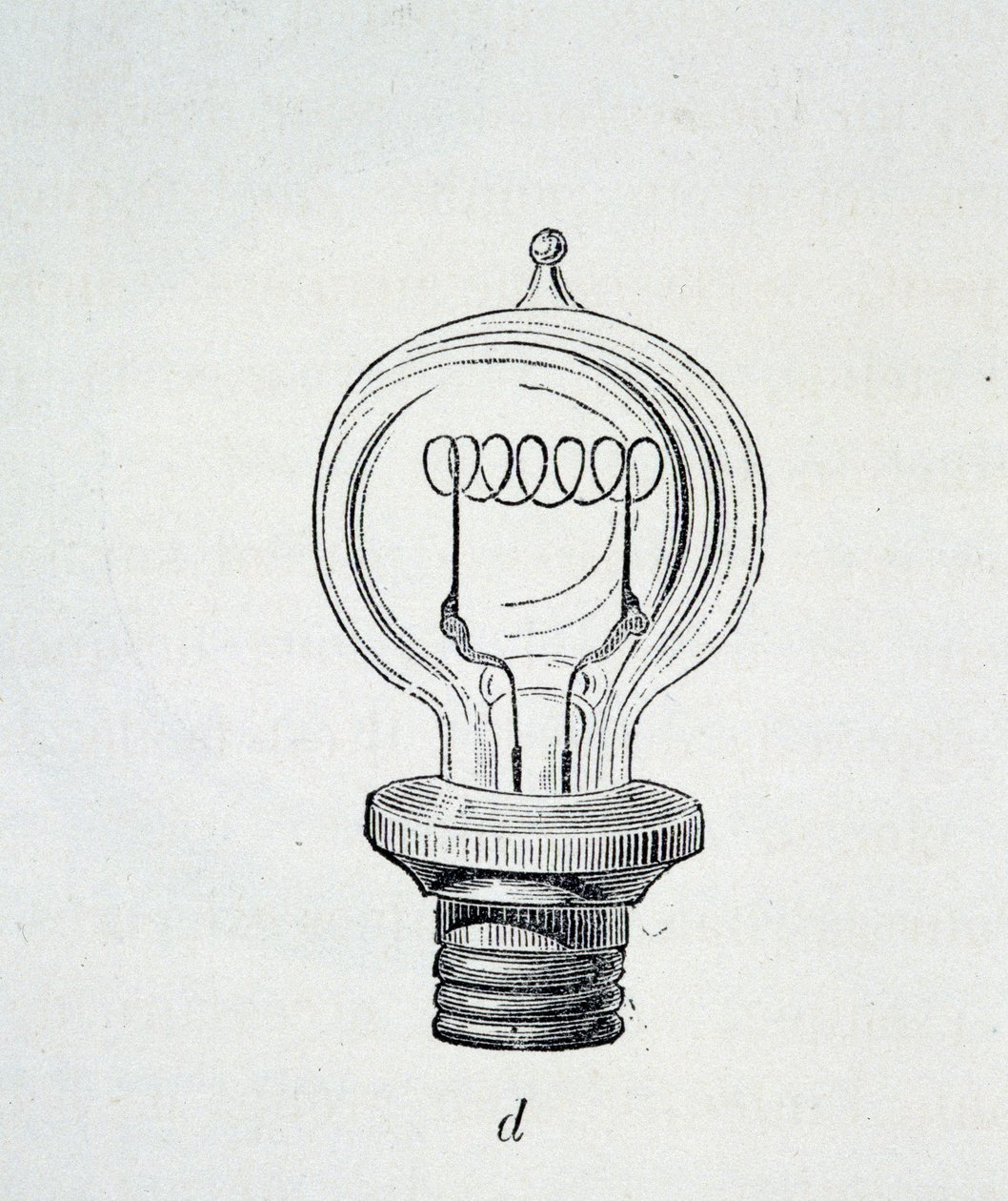 Lamp Edison - i "" The new conquests of science"" av Figutree av French School
