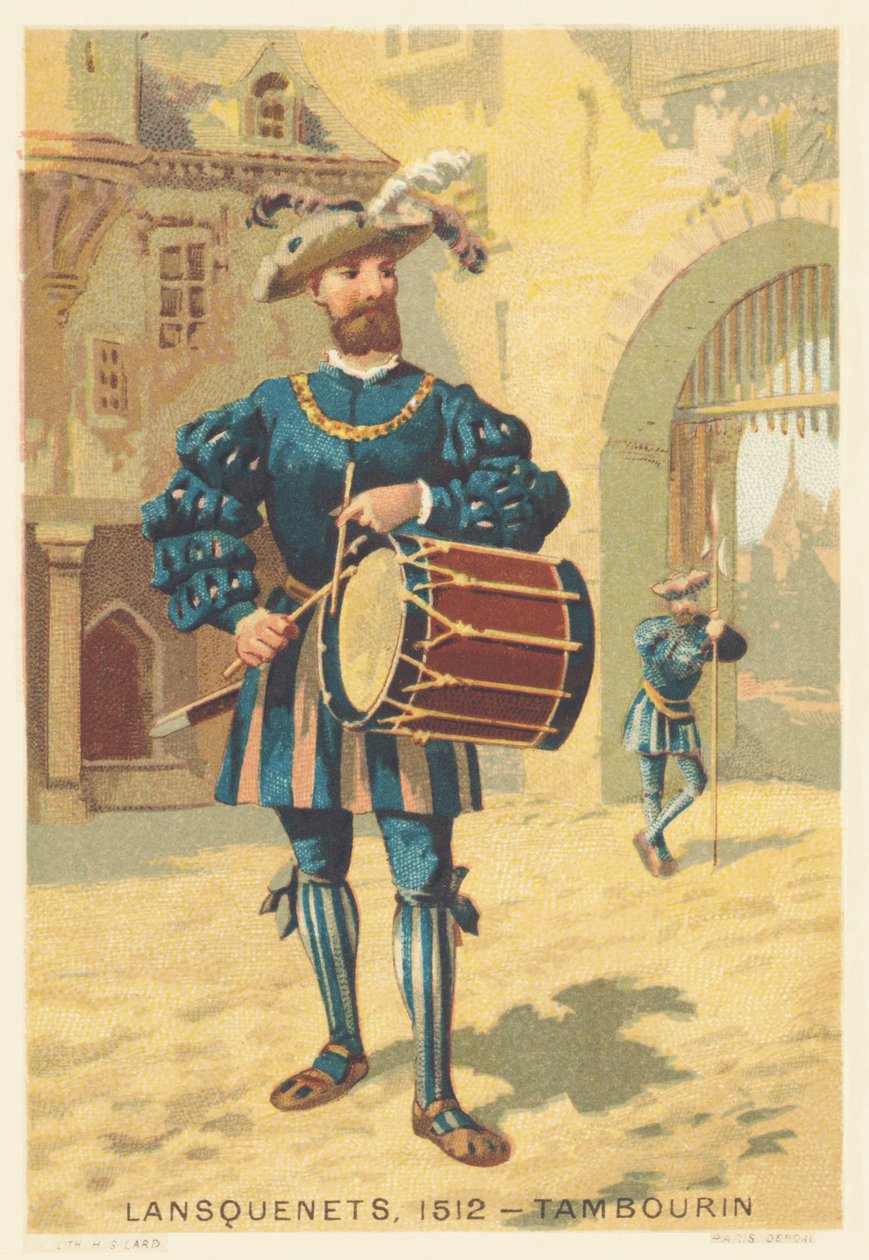 Lansquenets, Tambourine 1512 (Legosoldater, mestadels tyska, på 1400- och 1500-talet) av French School
