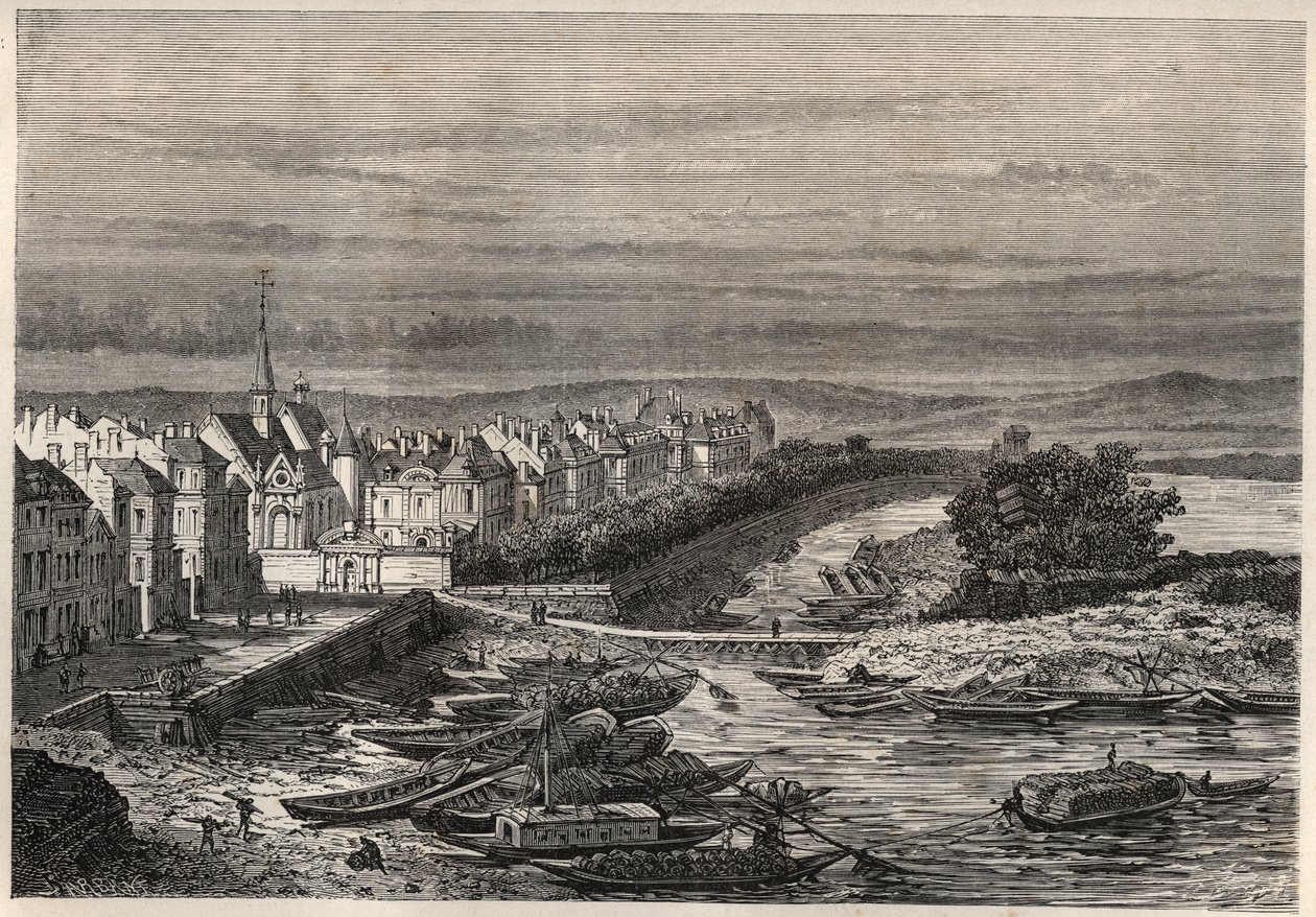 Arsenalen i Paris under Henri IV på 1600-talet - gravyr från "" Frankrikes historia berättad för mina barnbarn"" - av Francois Guizot - 1872-1876 av French School