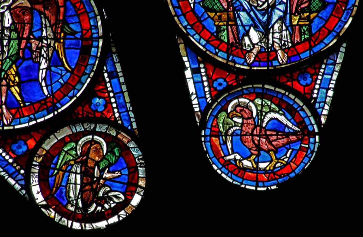 Sista domen: St Johns eagle and an angel (w143) av French School