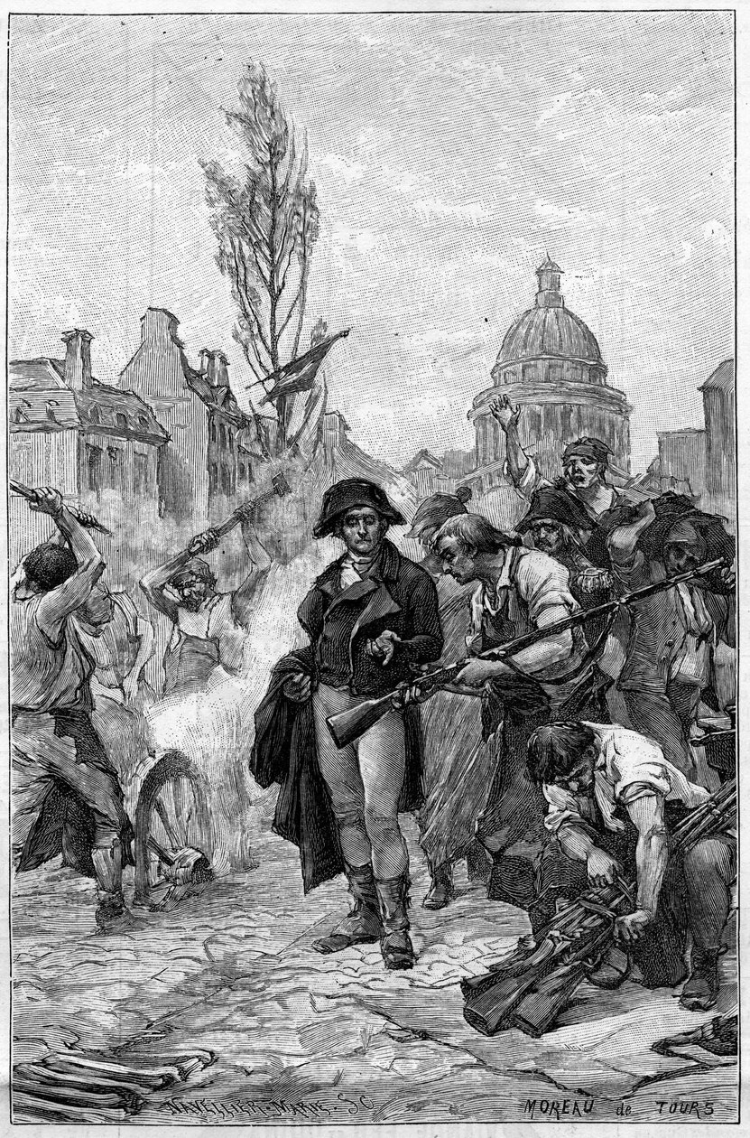 Lazare Carnot (1753-1823) inspekterade vapenverkstäderna i Paris 1793. av French School