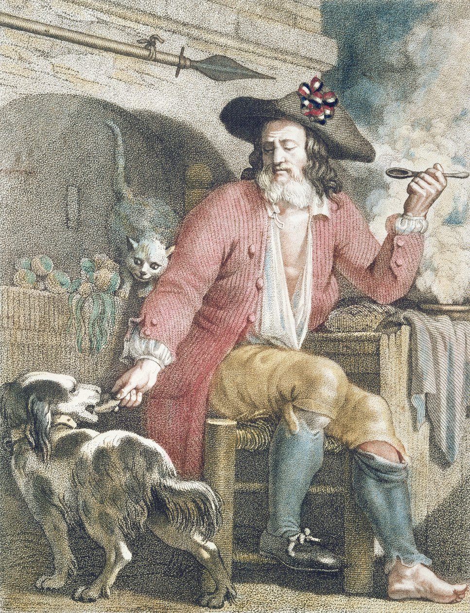 The Good Sans-Culotte, ca 1789 (se 161092 för bw) av French School