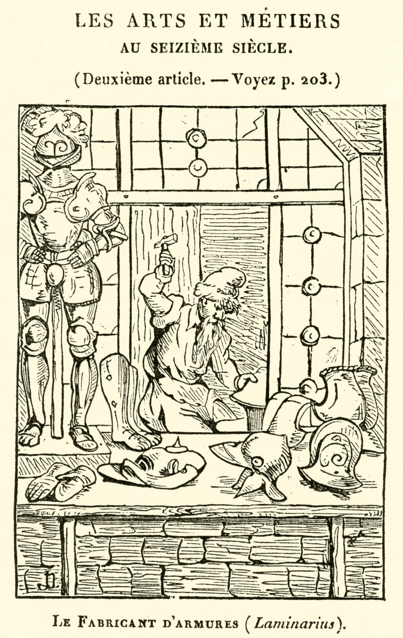 Rustmästaren, Laminarius (gravyr) av French School