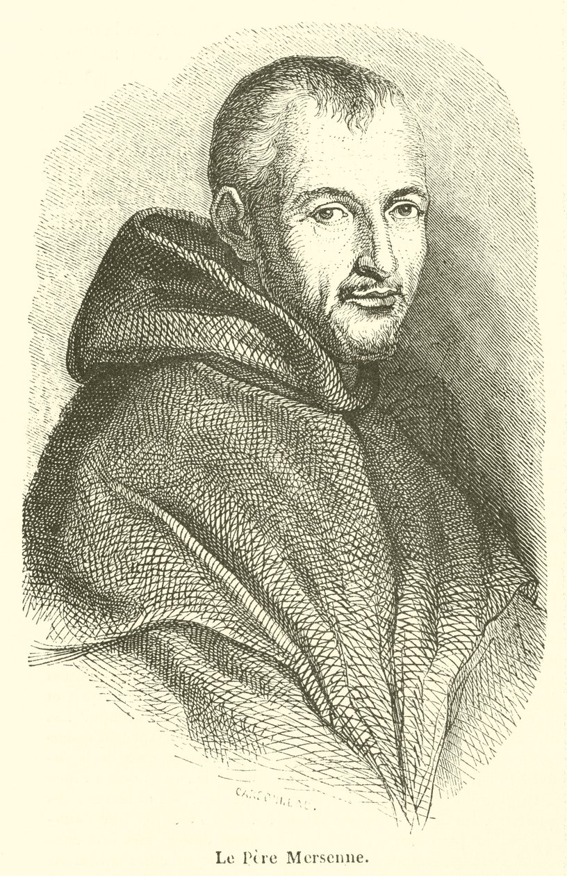 Le Pere Mersenne (gravyr) av French School