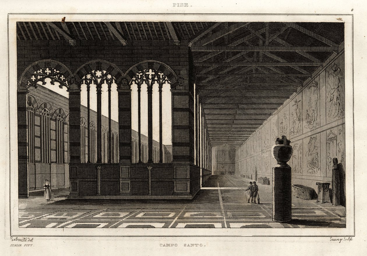 Le Campo Santo i Pisa av French School