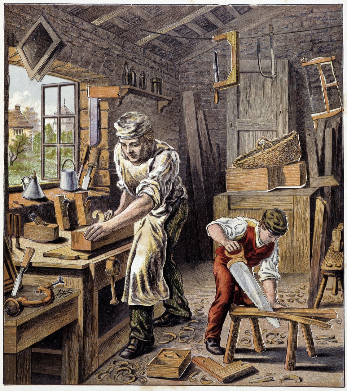 Ledaren - i "Tidskrift för små barn", red. Hachette, nd. omkring 1900 av French School