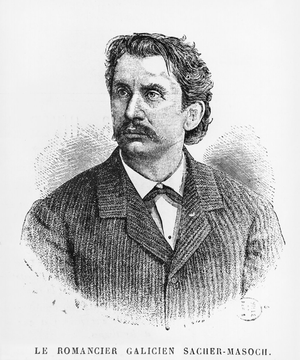 Leopold von Sacher-Masoch (1836-95) av French School