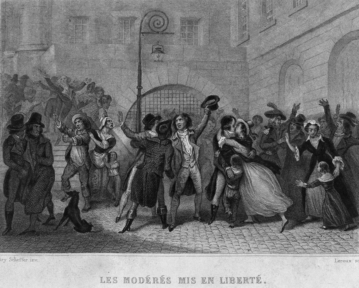 Moderaterna släpptes fri - i "Franska revolutionen" av Thiers. 1800-talet av French School