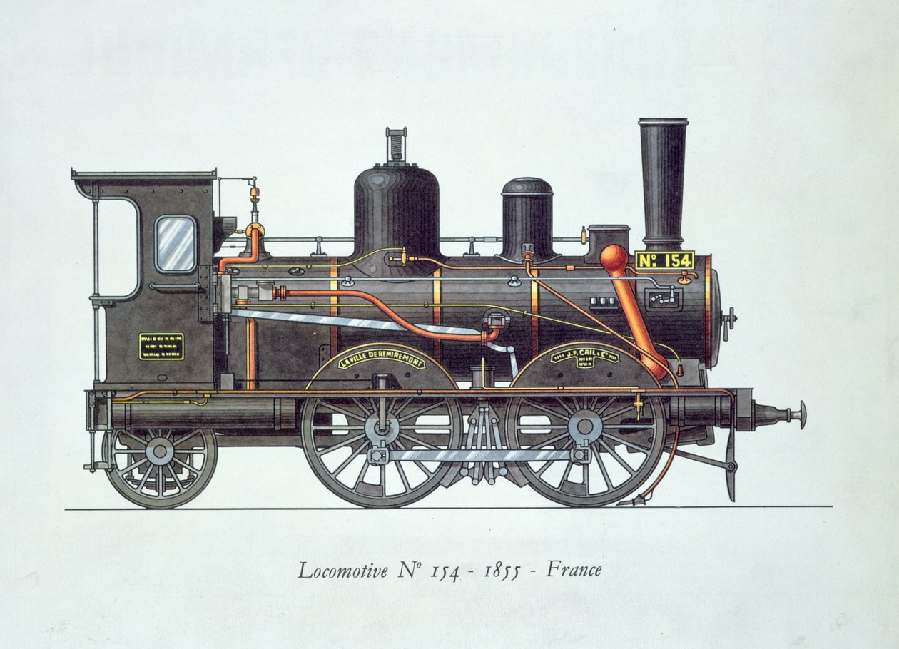 Lok nr 154, 1855 av French School