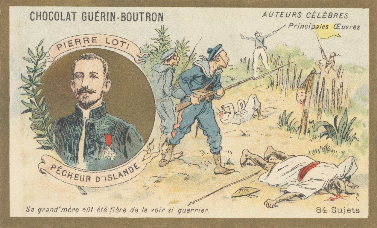 Louis-Marie-Julien Viaud aka Pierre Loti (1850-1923), fransk författare och sjöofficer, författare till "Pecheur d