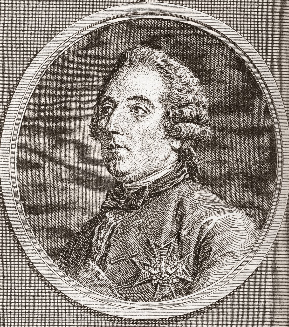 Louis César de La Baume Le Blanc, duc de Vaujours, duc de La Vallière, 1708 1780. Fransk adelsman, bibliofil och militär. Från Les Heures Libres publicerad 1908. av French School