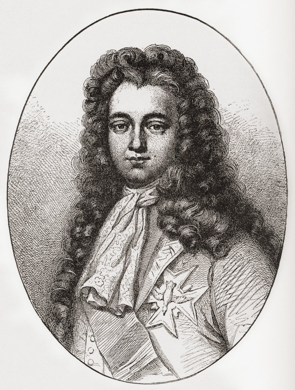 Louis François Marie Le Tellier Markis av Barbezieux, 1668 1701. Fransk statsman. Från Les Heures Libres publicerad 1908. av French School