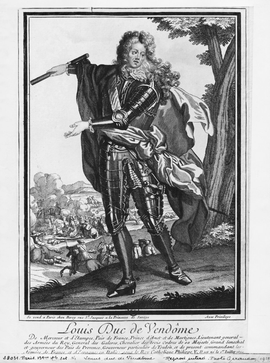 Louis Joseph de Bourbon, hertig av Vendome, känd som The Great Vendome av French School