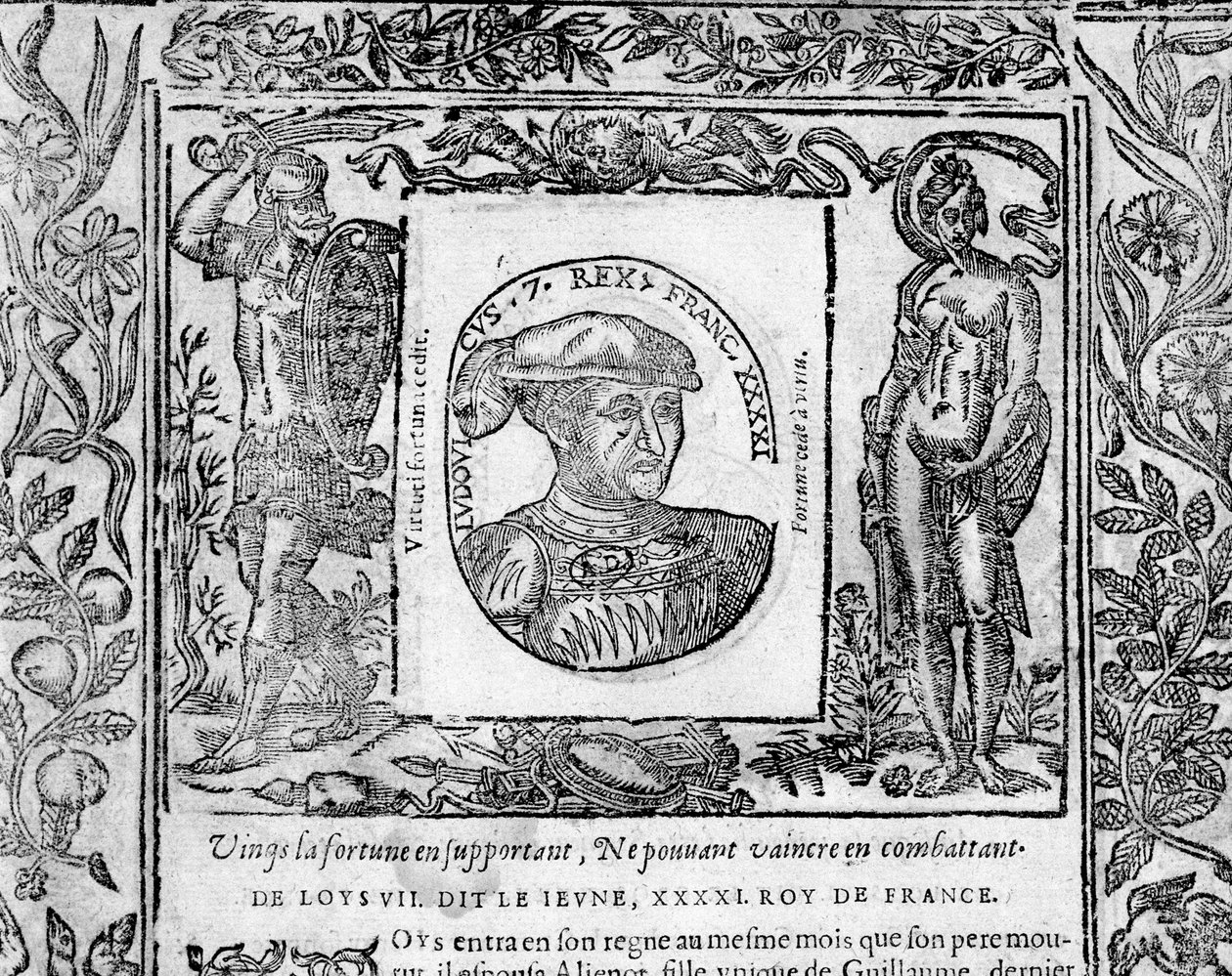 Ludvig VII den unge av French School