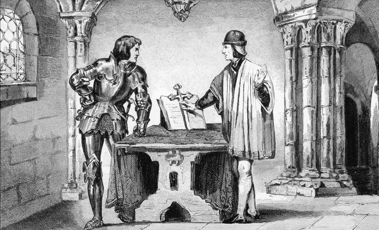Ludvig XI (1423-83) hölls i husarrest av Karl den djärve (1433-77) från 