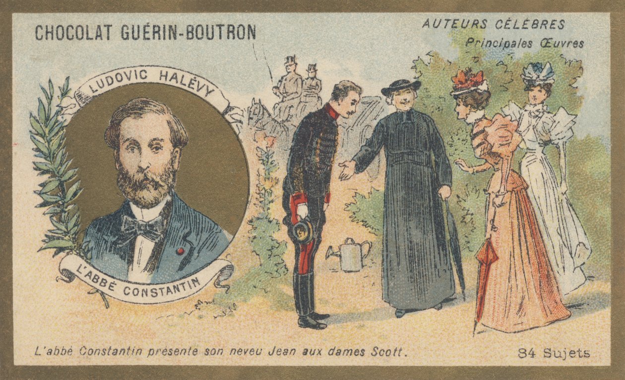 Ludovic Halevy (1834-1908), dramatiker, librettist av operetter och operor, och fransk romanförfattare, författare till "L
