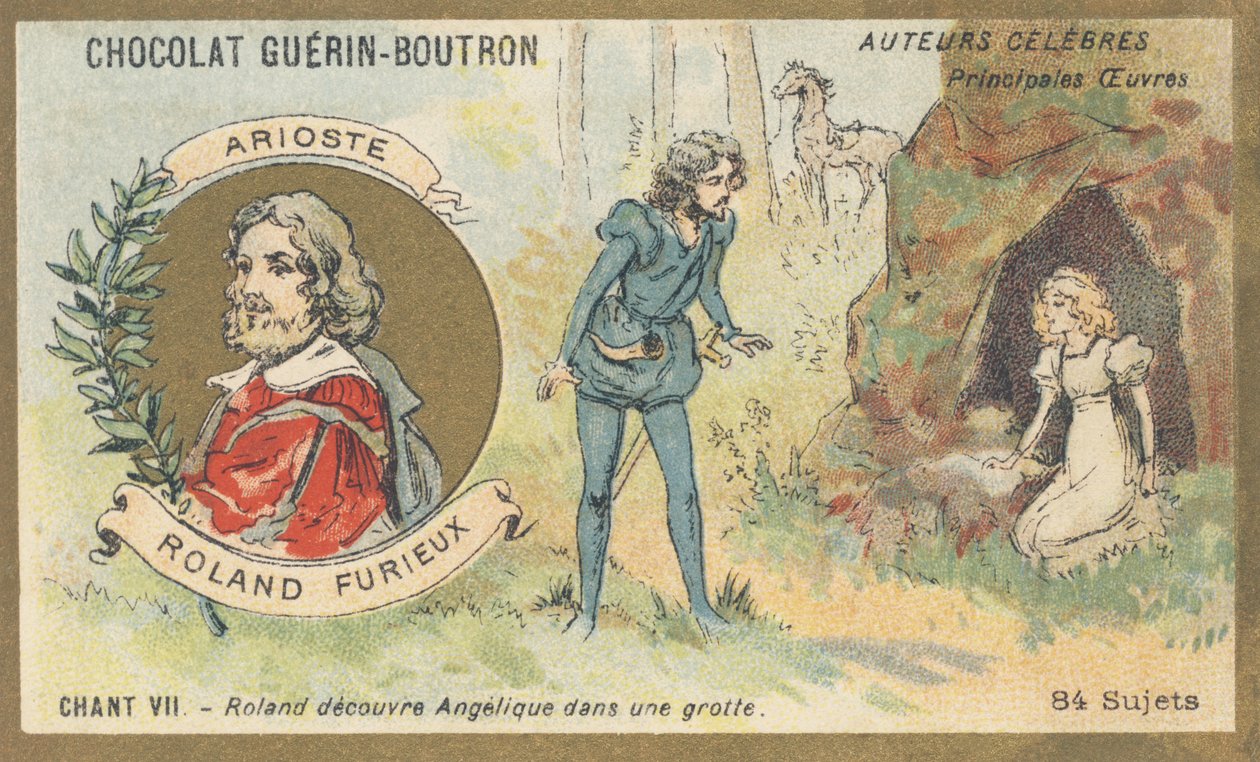 Ludovico Ariosto (1474-1533), italiensk poet från renässansen, författare till "Furious Roland" av French School
