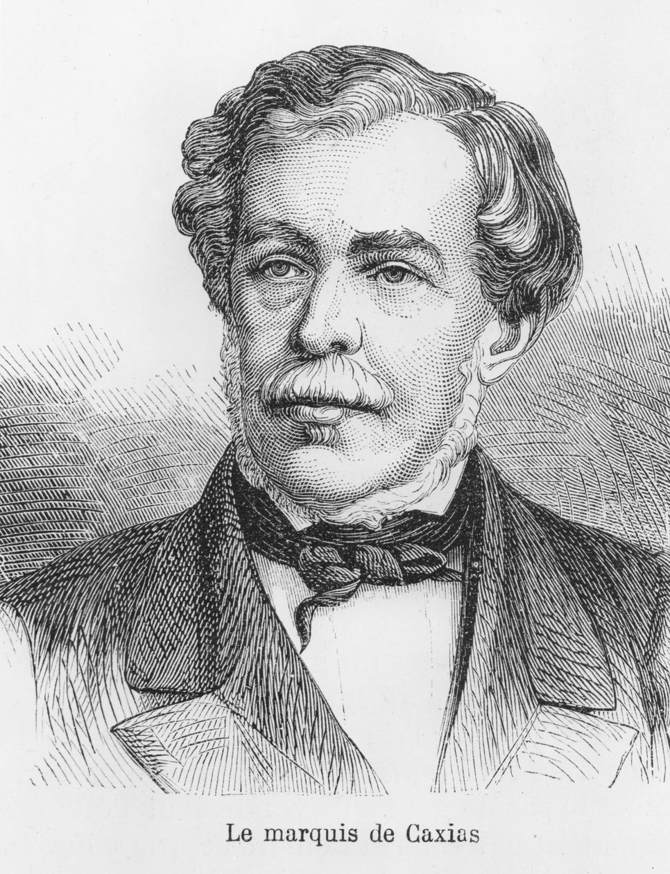 Luís Alves de Lima e Silva, hertig av Caxias (gravyr) av French School
