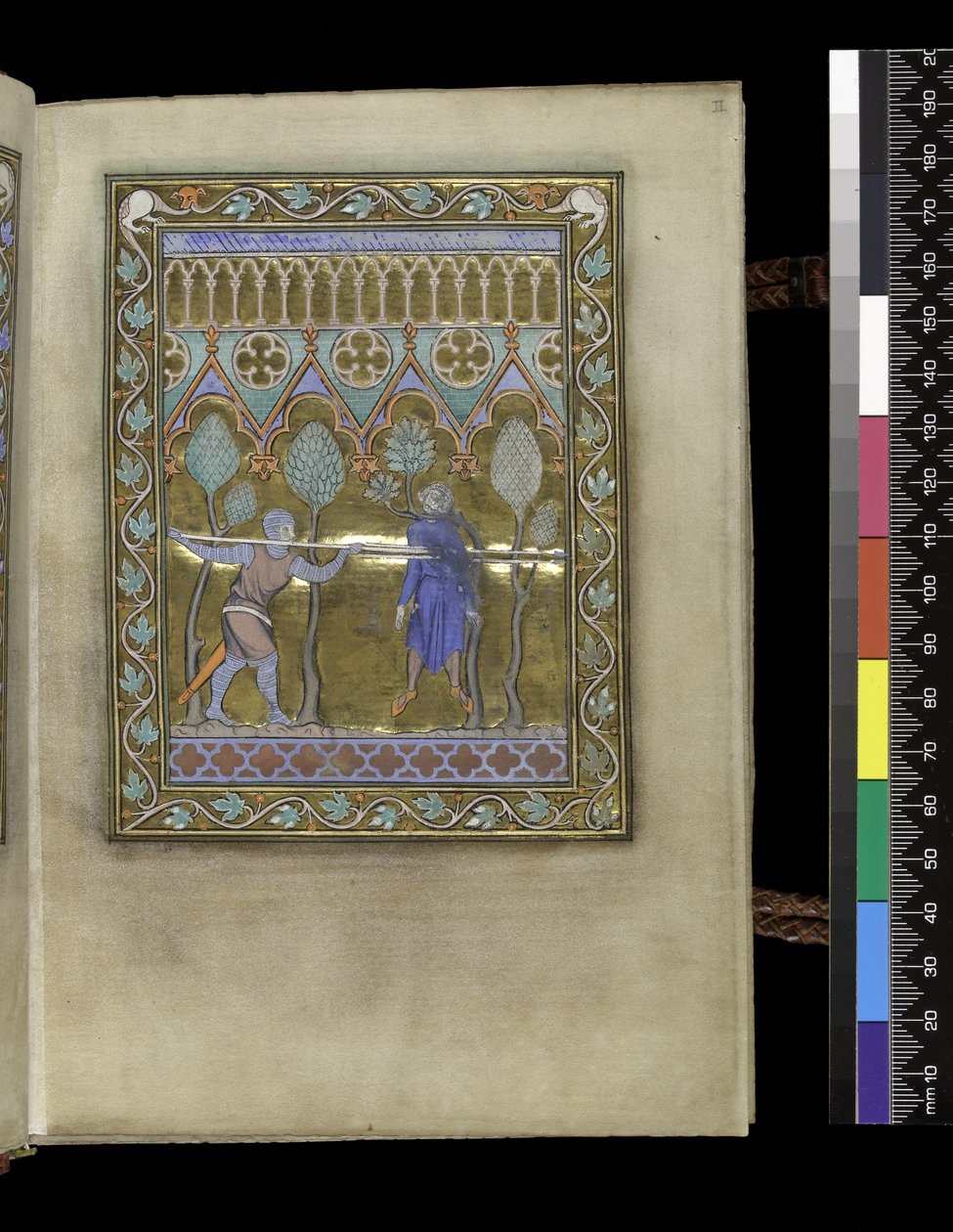MS 300 f.IIr, från Psalter and Hours of Isabella of France, Paris, c.1265-70 av French School