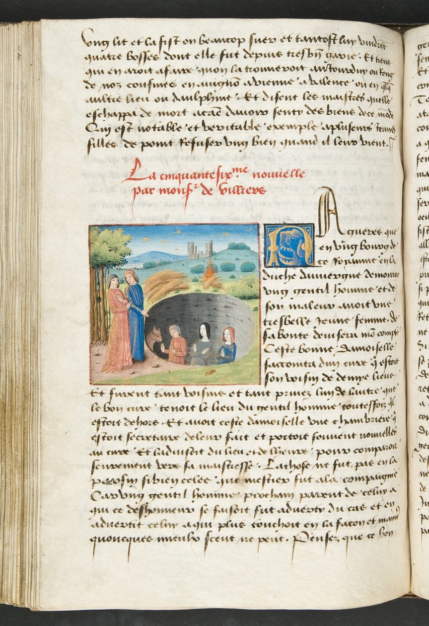 MS Hunter 252 125v sida från Cent Nouvelles Nouvelles, c.1461-62 av French School