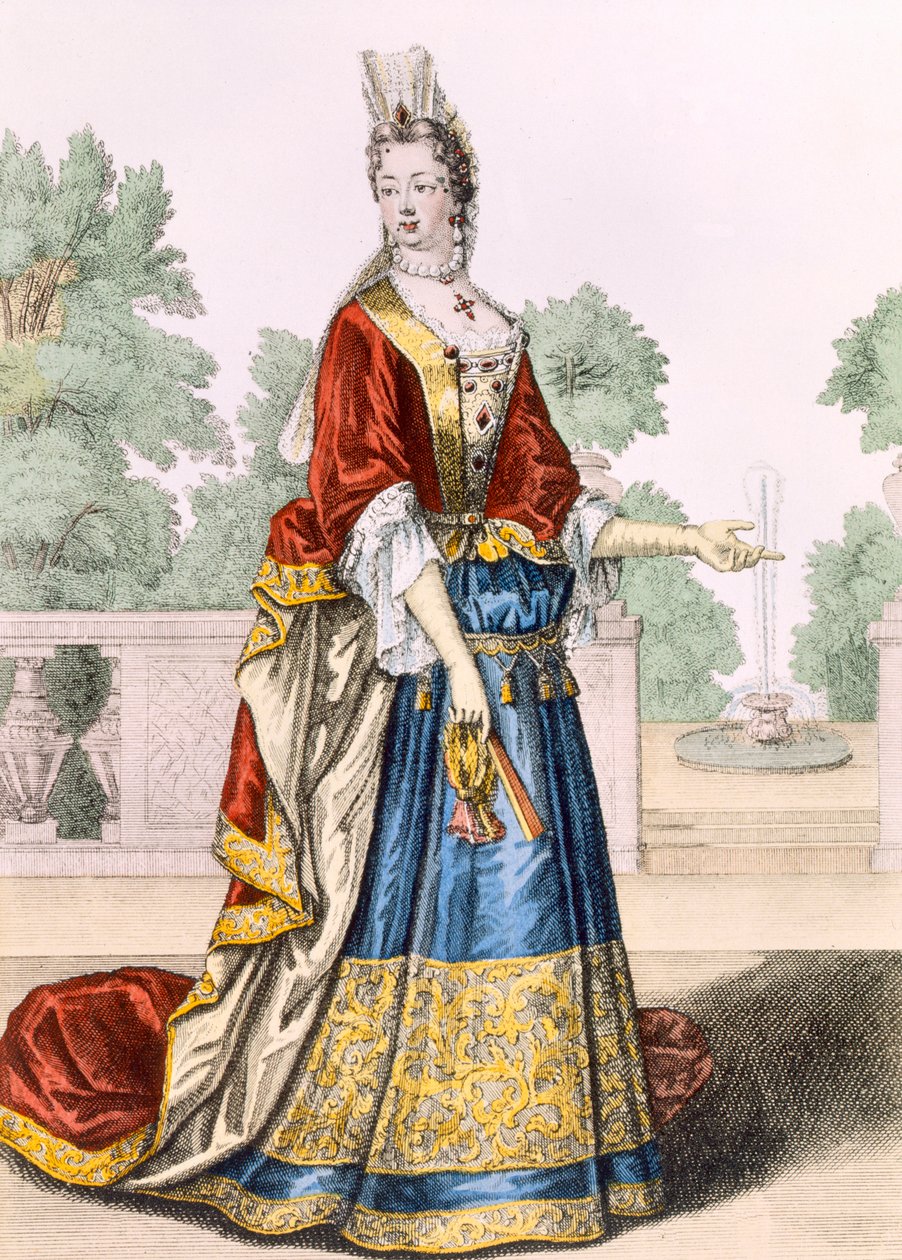 Madame hertiginnan av Maine, 1692 av French School