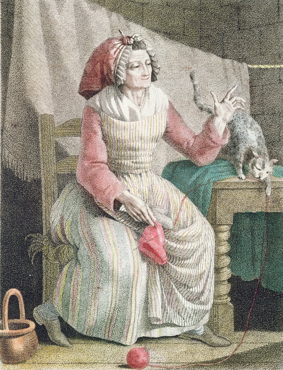Madame Sans Culotte, ca 1789 av French School