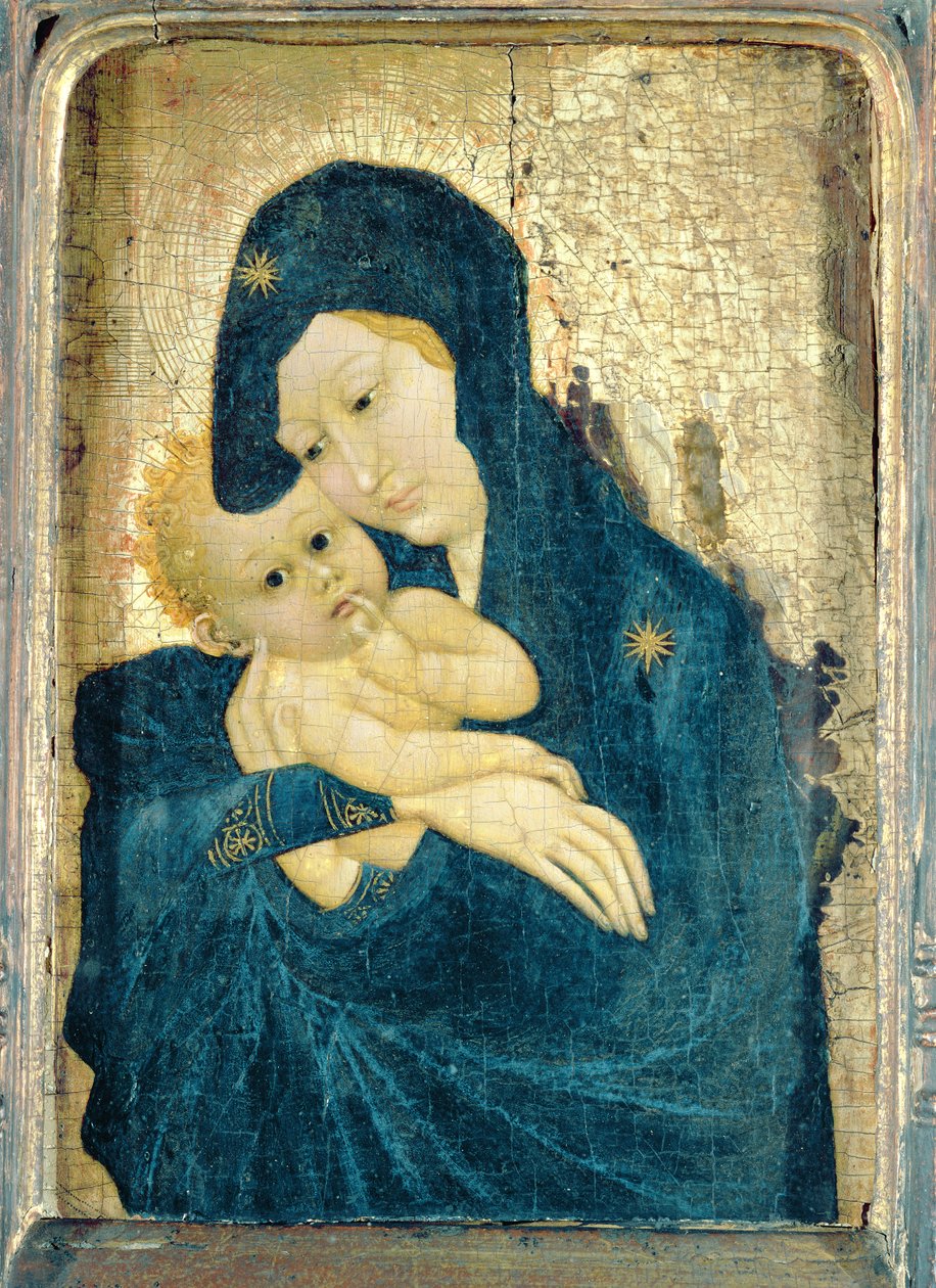 Madonna och barn, Bourgogneskolan av French School