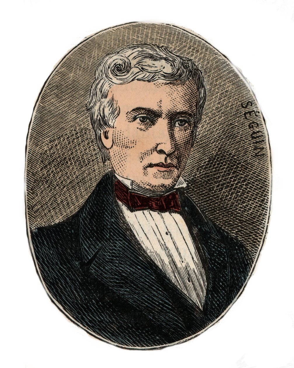 Marc Seguin (1786-1875) arkitekt och ingenjör - Gravyr i "Sciences à la range de tous - populär fysik och kemi" av Alexis Clerc - Slutet av 1800-talet - Privat samling av French School