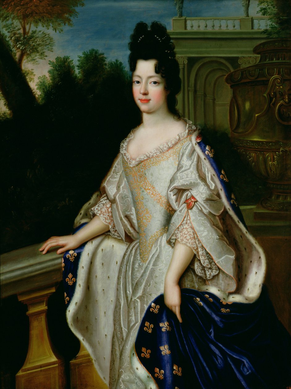 Marie-Adelaide av Savojen (1685-1712) hertiginna av Bourgogne av French School