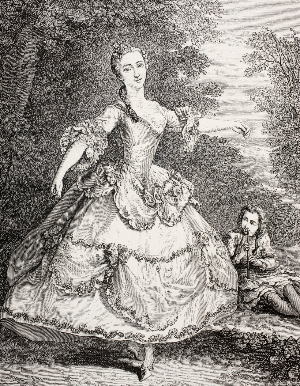 Marie Salle, 1875 (gravyr) av French School