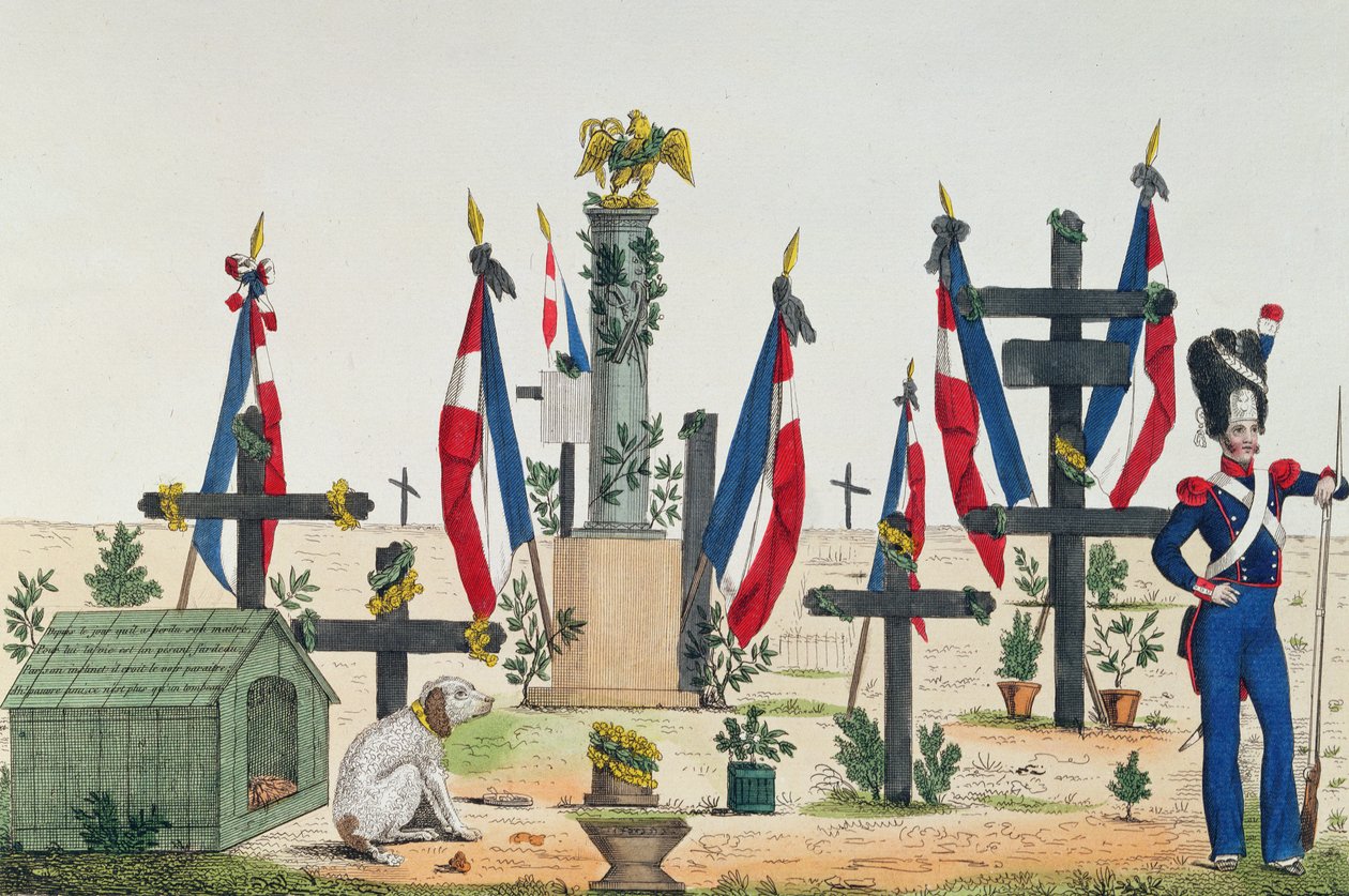 Medor, Louvrens trogna hund, ca 1831 av French School