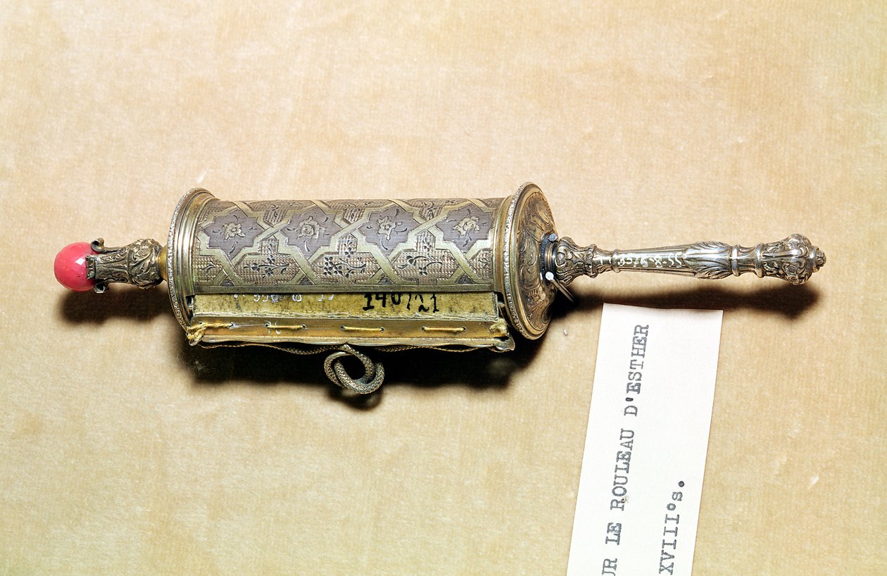 Megillah fall, från Alsace (silver) av French School