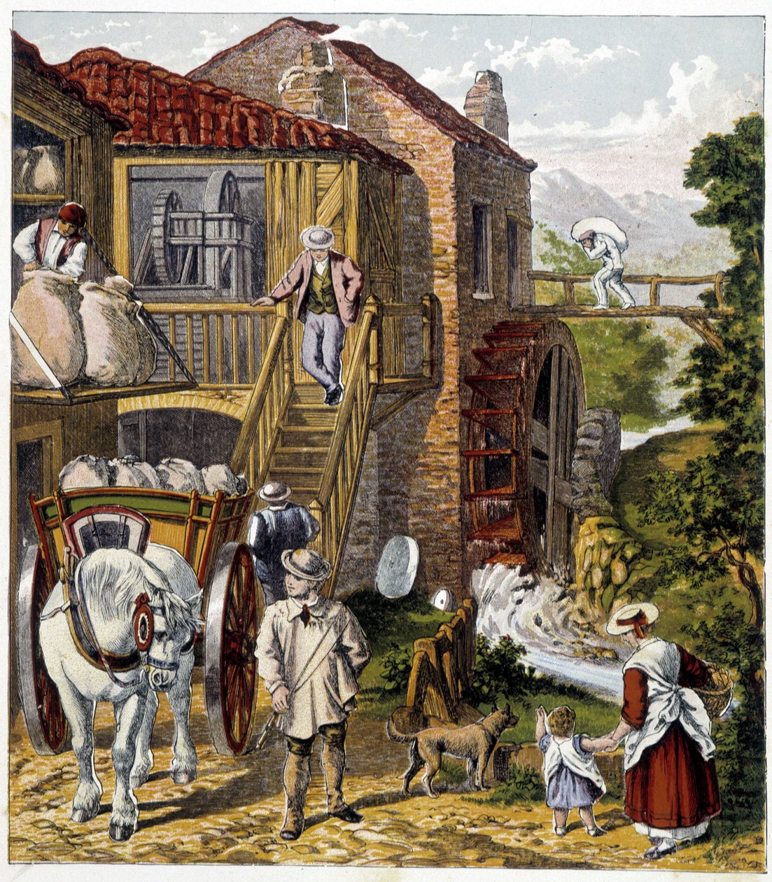Meunier - i ""Magazine of small children: the Trades"", red. Hatchet, n.d., ca 1900 av French School