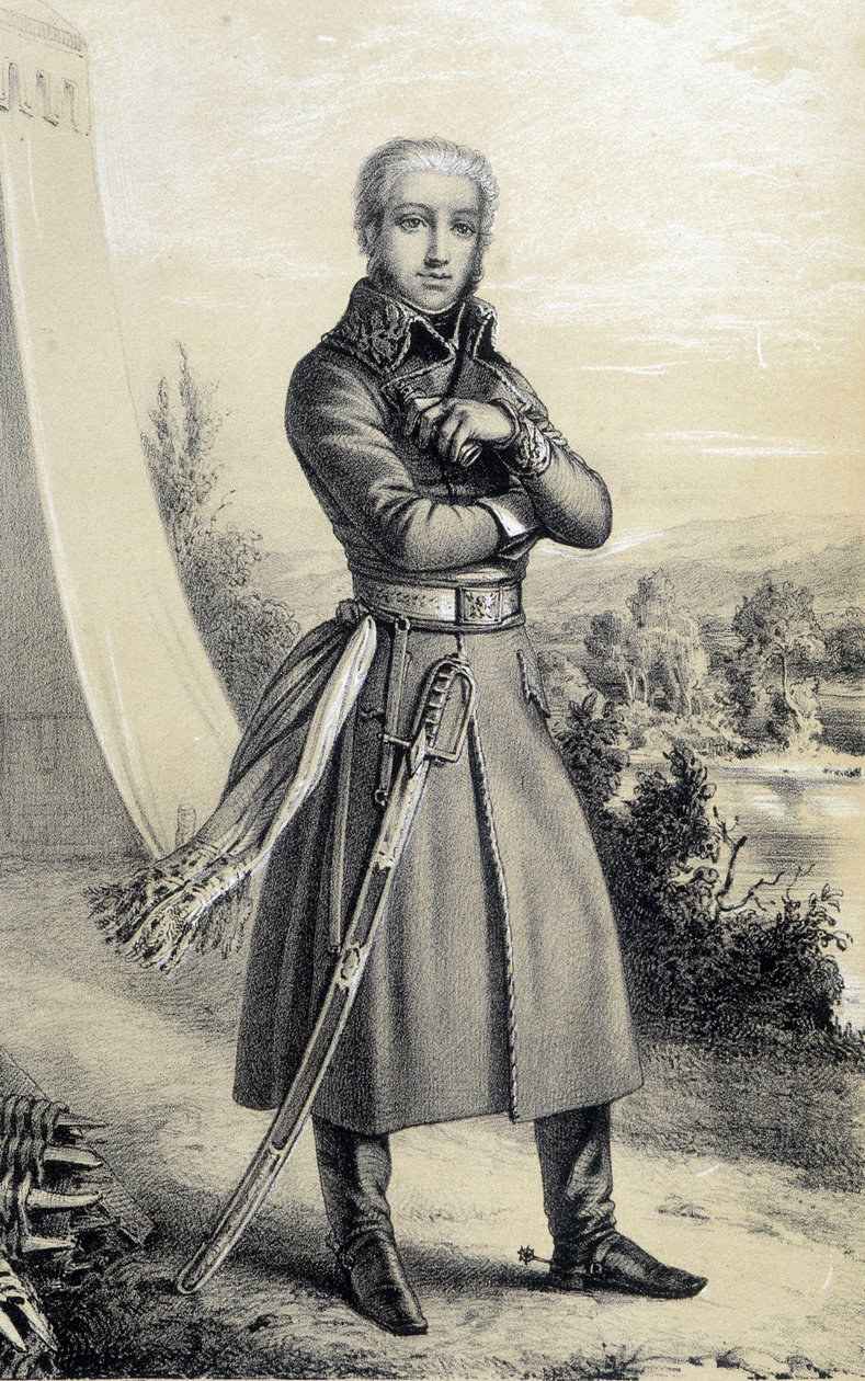 Moreau - i ""Franska revolutionens historiska galleri"" av Albert Maurin av French School