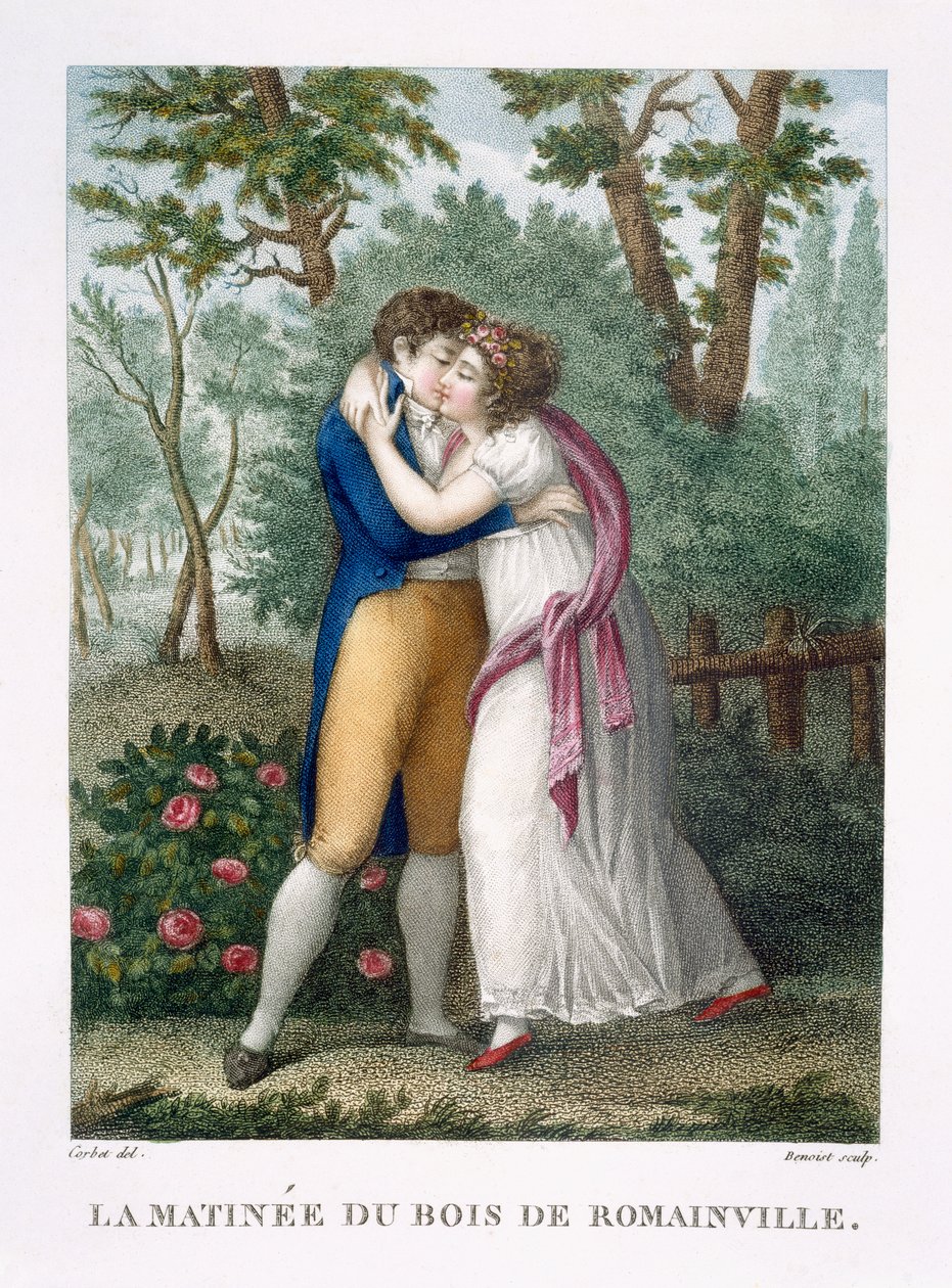 Morgon i Bois de Romainville, ca 1816 av French School