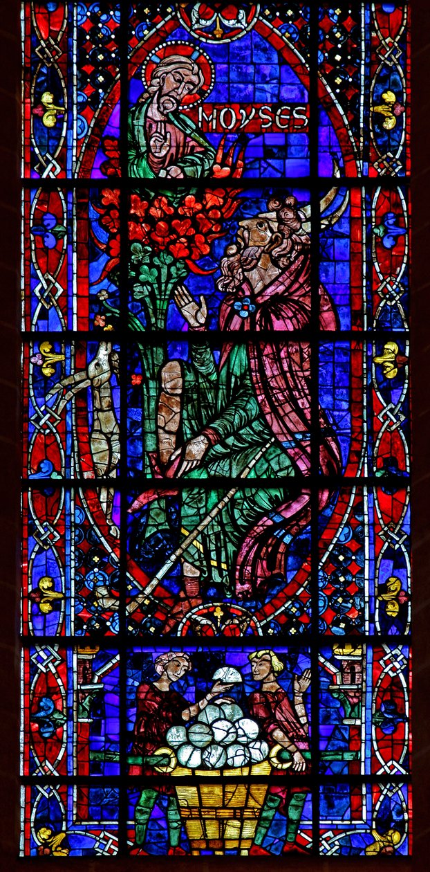 Moses och den brinnande busken (w102) av French School