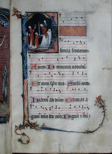 Ms 103 Historiate initial 