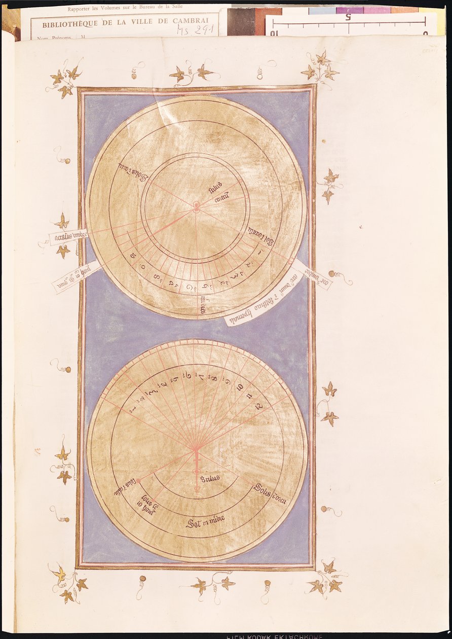 Ms 291 Tome 2 fol.297r Solur af Ezekias