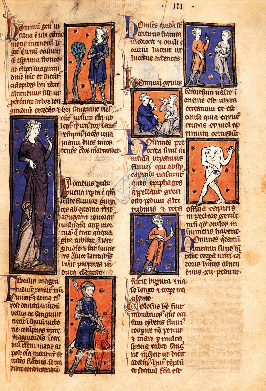 Ms 320 Fol.46r Monsters, från 