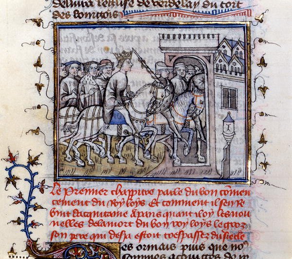 Ms 783 St. Louis (1215-70) av Frankrike (vellum) av French School