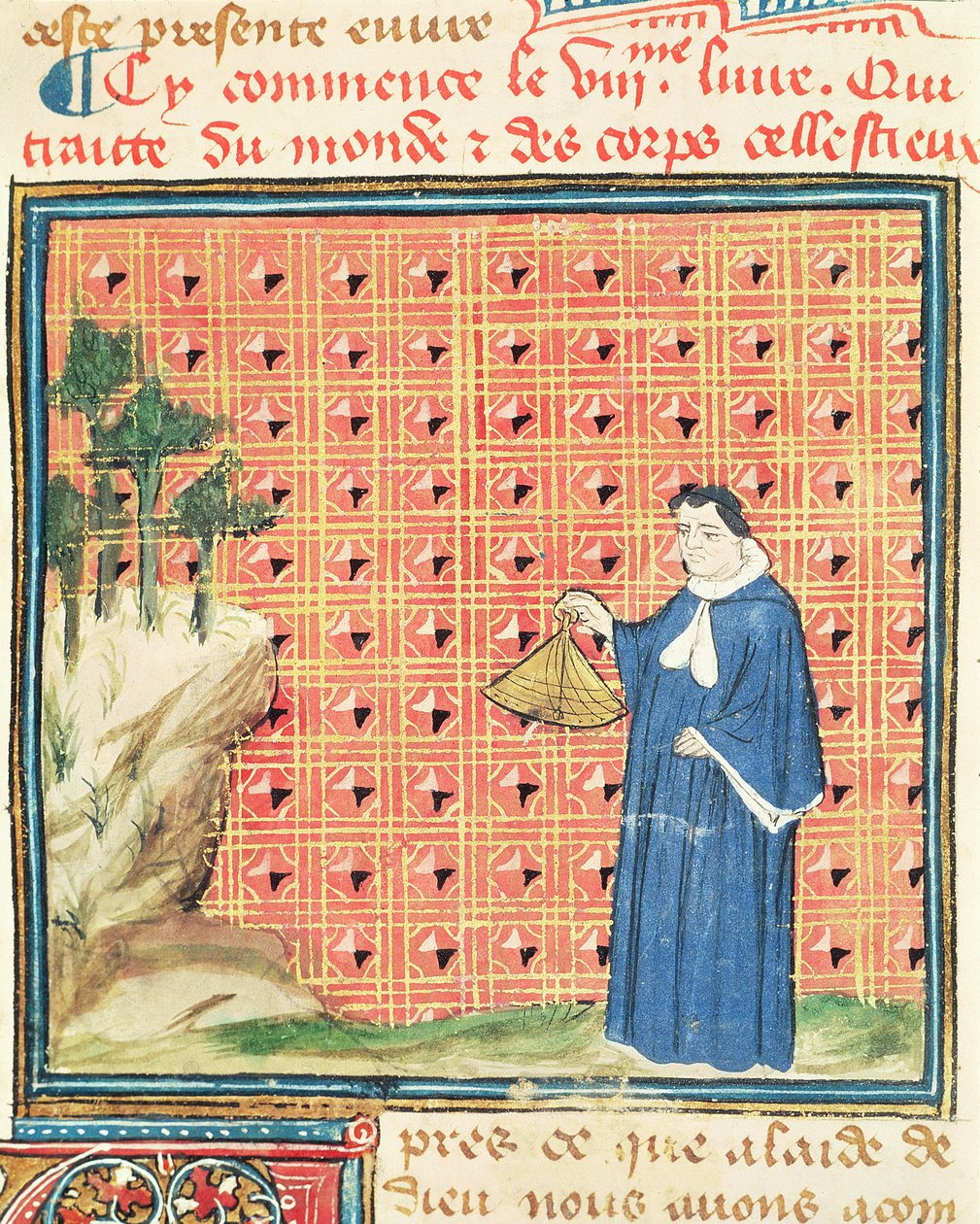 Ms 993 fol.130 Soldagjämningen, från The Book of the Properties of Things av Jean Cordichon av French School