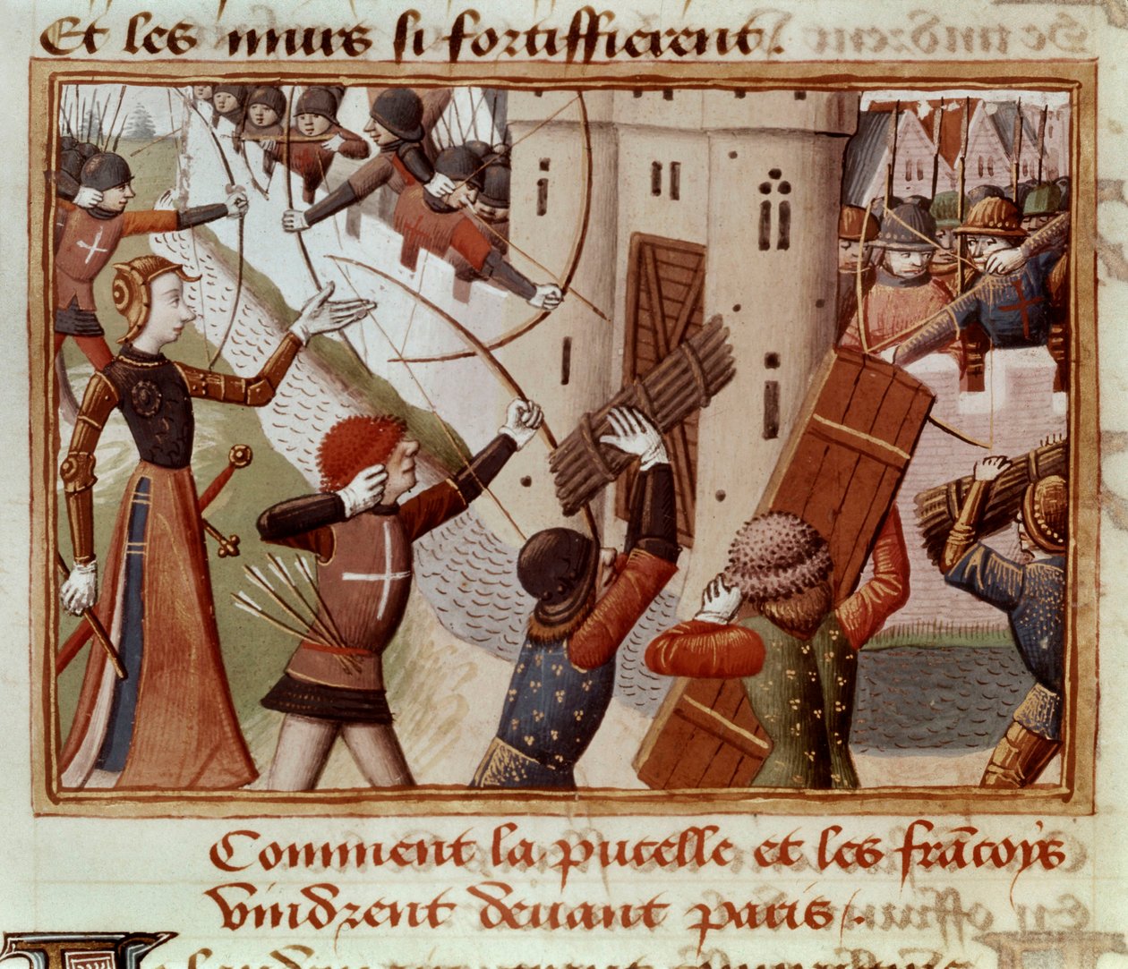 Fr 5054 f.66v Belägringen av Paris, oktober 1428, 