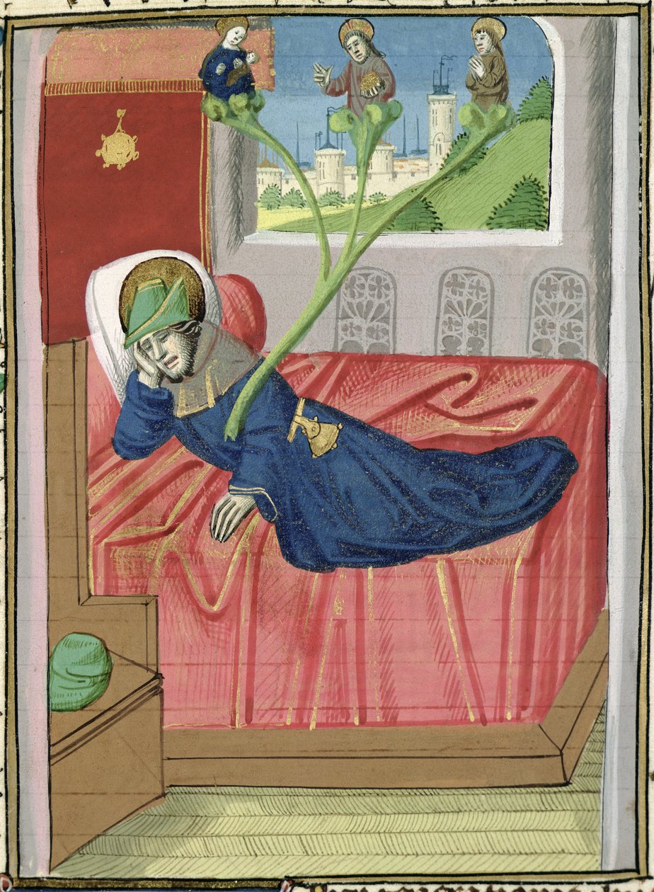 Ms H 7 fol.145r Isajs träd, från Jean XXII:s bibel av French School