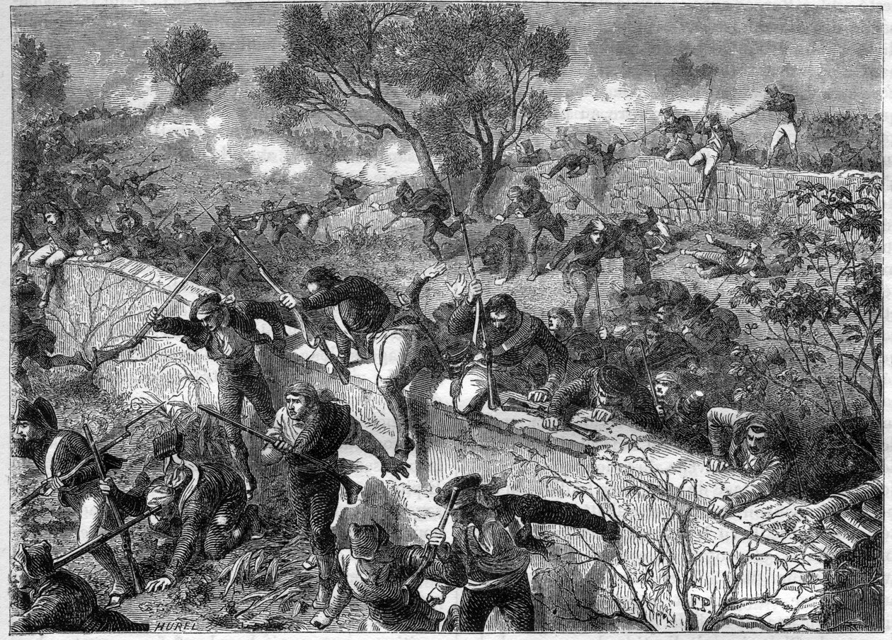 Napoleonkrigen - Spanska kampanj 1808 - Slaget vid Espinosa de los Monteros av French School
